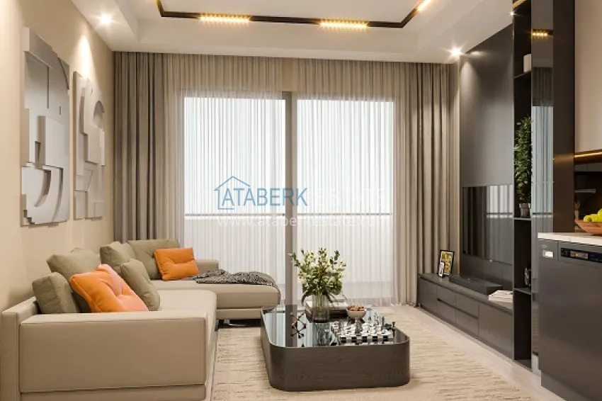 Приобрести Новый современный жилой комплекс на этапе строительства в Давултепе – Мерсин 12