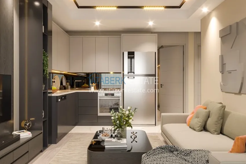 Приобрести Новый современный жилой комплекс на этапе строительства в Давултепе – Мерсин 15