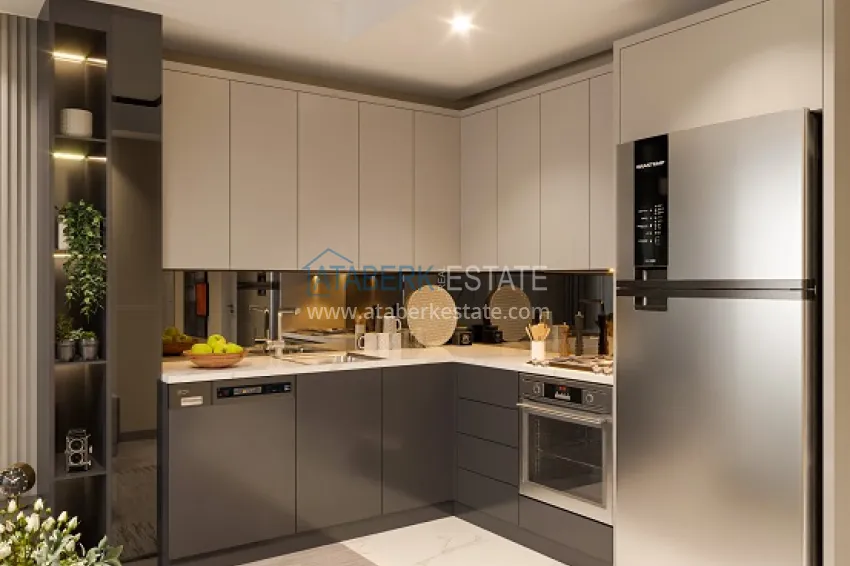 Приобрести Новый современный жилой комплекс на этапе строительства в Давултепе – Мерсин 18