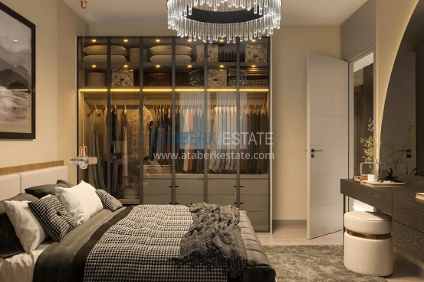 Приобрести Новый современный жилой комплекс на этапе строительства в Давултепе – Мерсин 20