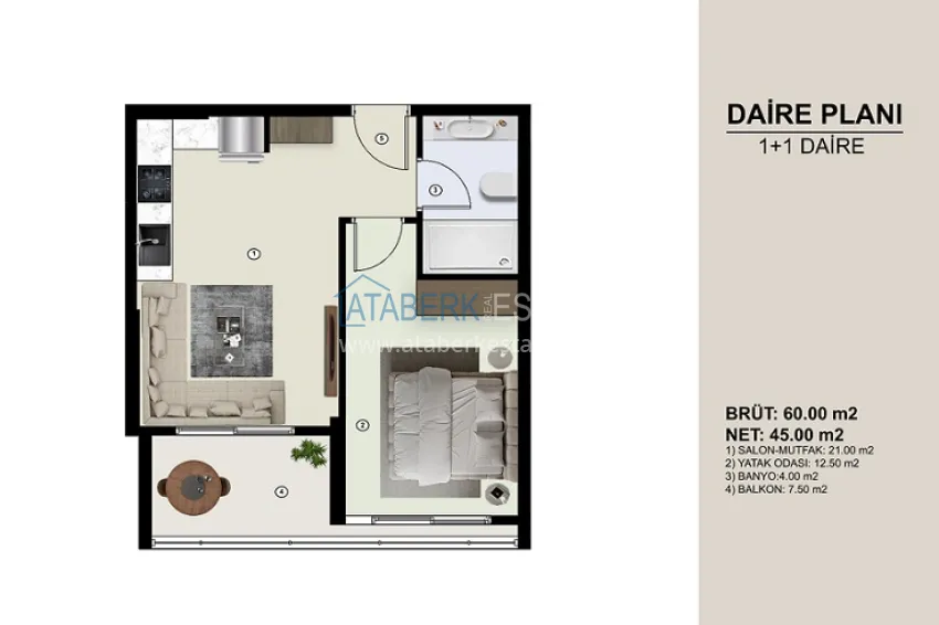 Купить дешево Новый современный жилой комплекс на этапе строительства в Давултепе – Мерсин 1