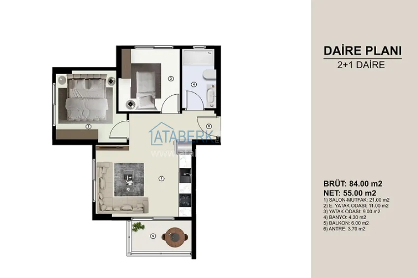 Купить дешево Новый современный жилой комплекс на этапе строительства в Давултепе – Мерсин 2