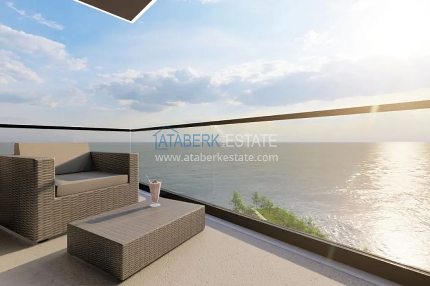 Приобрести Квартира 2+1 с видом на море в новом жилом комплексе в районе Аяш – Мерсин 9 