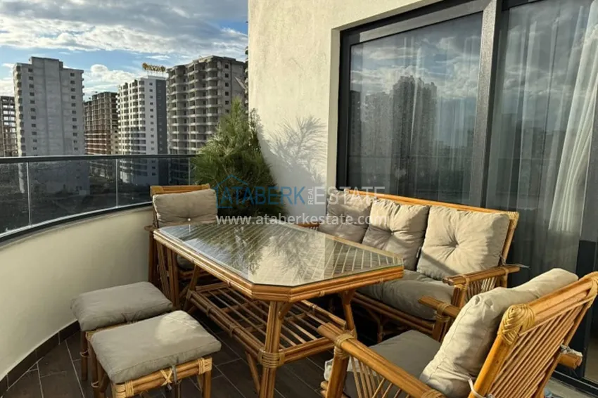 Приобрести Квартира 2+1 меблированная частично вид на море район Арпачбахшиш – Мерсин 20 