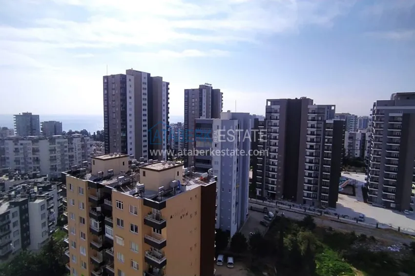 Квартира 1+1 с видом на море и горы в районе Мезитли – Мерсин 3 