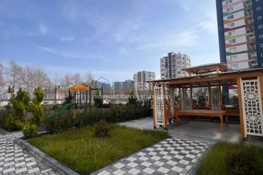 Квартира 1+1 с чистовой отделкой, частично вид на море, район Арпачбахшиш – Мерсин 5 