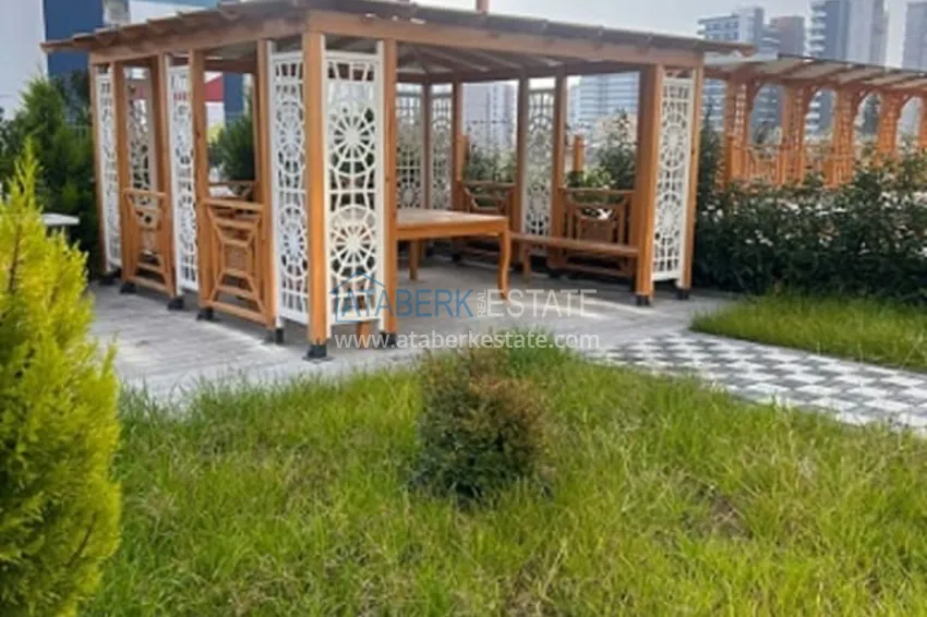 Квартира 1+1 с чистовой отделкой, частично вид на море, район Арпачбахшиш – Мерсин 7 