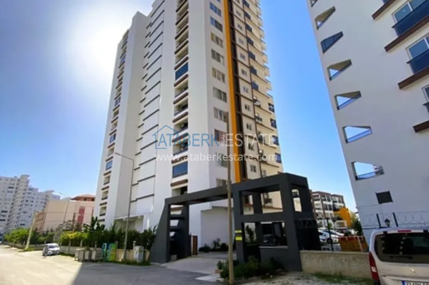 Квартира 2+1 с мебелью в молодом жилом комплексе в районе Арпачбахшиш – Мерсин 3 