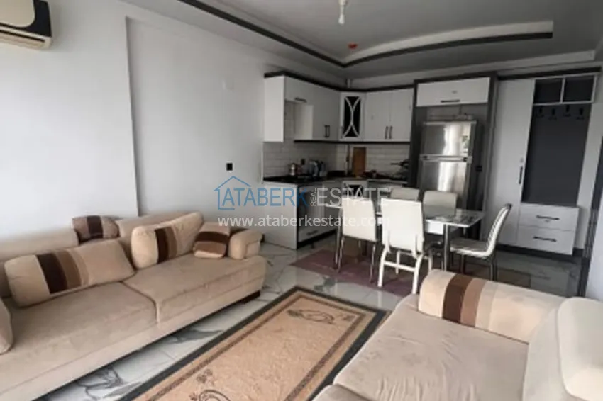 Квартира 1+1 с видом на море в живописном районе Мерсина - Аяш 1