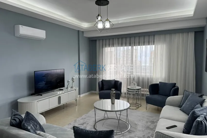 Квартира 2+1 меблированная частично вид на море район Арпачбахшиш – Мерсин 1 