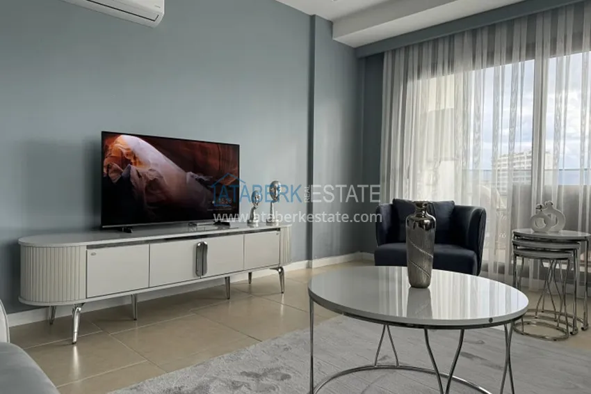 Приобрести Квартира 2+1 меблированная частично вид на море район Арпачбахшиш – Мерсин 2 