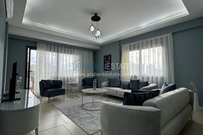 Приобрести Квартира 2+1 меблированная частично вид на море район Арпачбахшиш – Мерсин 3 