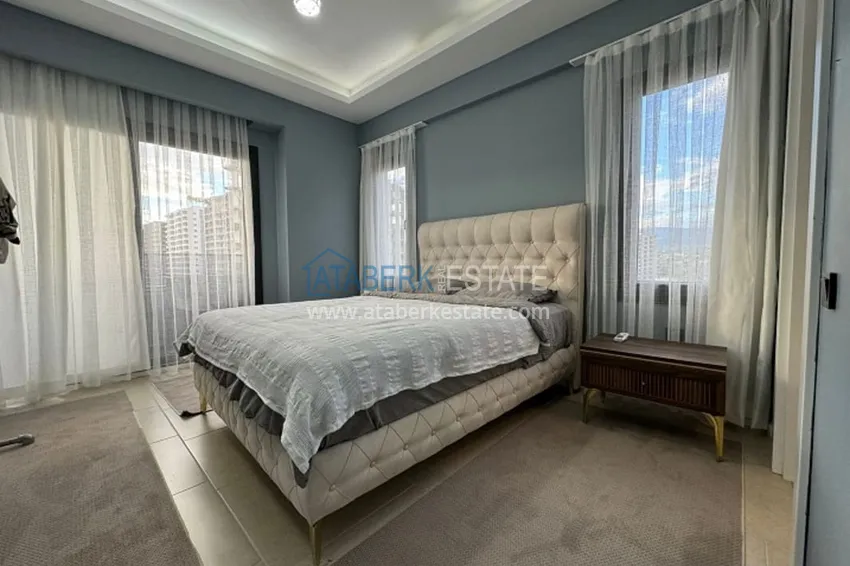 Приобрести Квартира 2+1 меблированная частично вид на море район Арпачбахшиш – Мерсин 6 