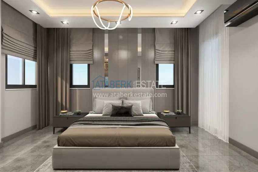 Приобрести Уникальный проект с современной архитектурой в районе Аяш – Мерсин 12 