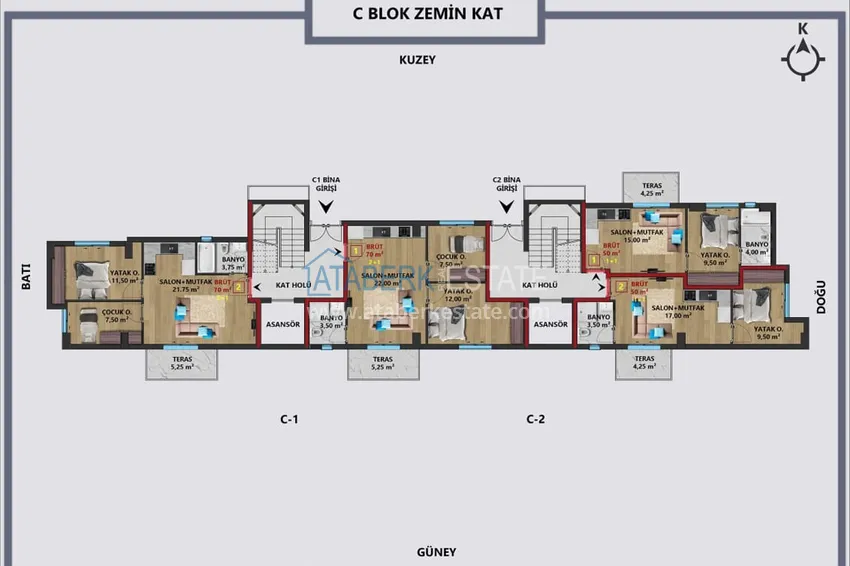 Купить дешево Новый жилой комплекс в центре Анталии – район Муратпаша 1 