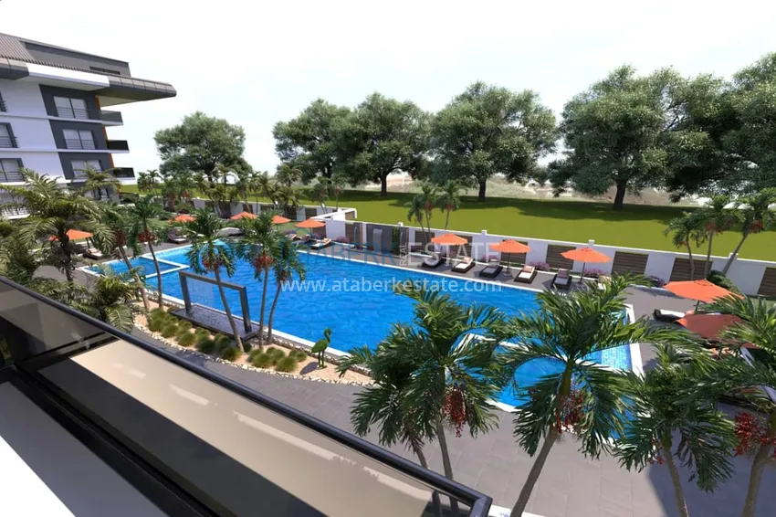 Квартиры от застройщика по самым низким стартовым ценам в районе Окурджалар, вторая линия от моря 10 