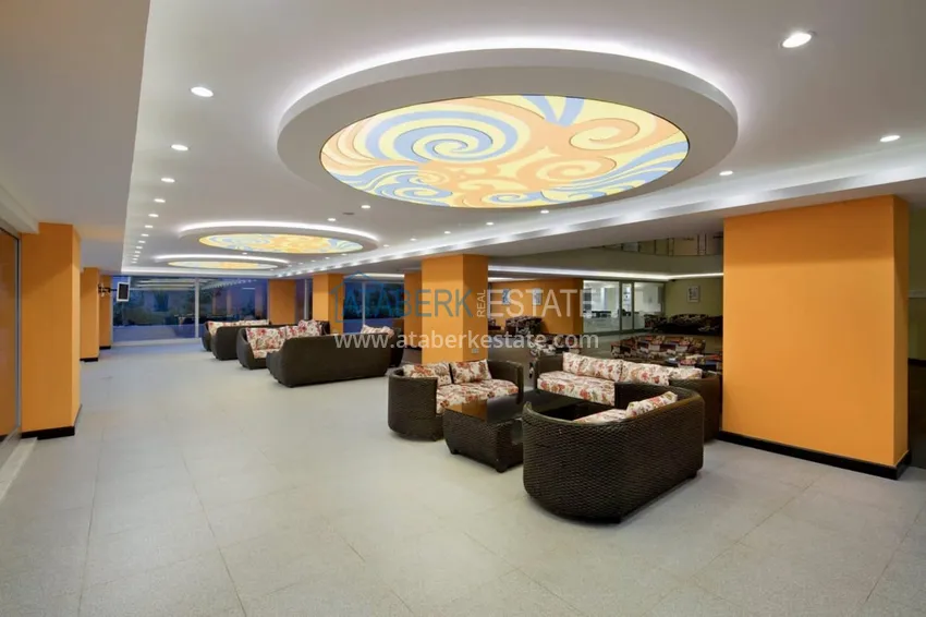 Квартира «под ключ» с видом на море в центре Алании – район пляжа Клеопатра 11 