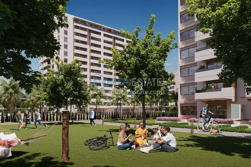 Квартира 2+1 от собственника, с видом на море на стадии строительства в районе Тедже – Мерсин 12 