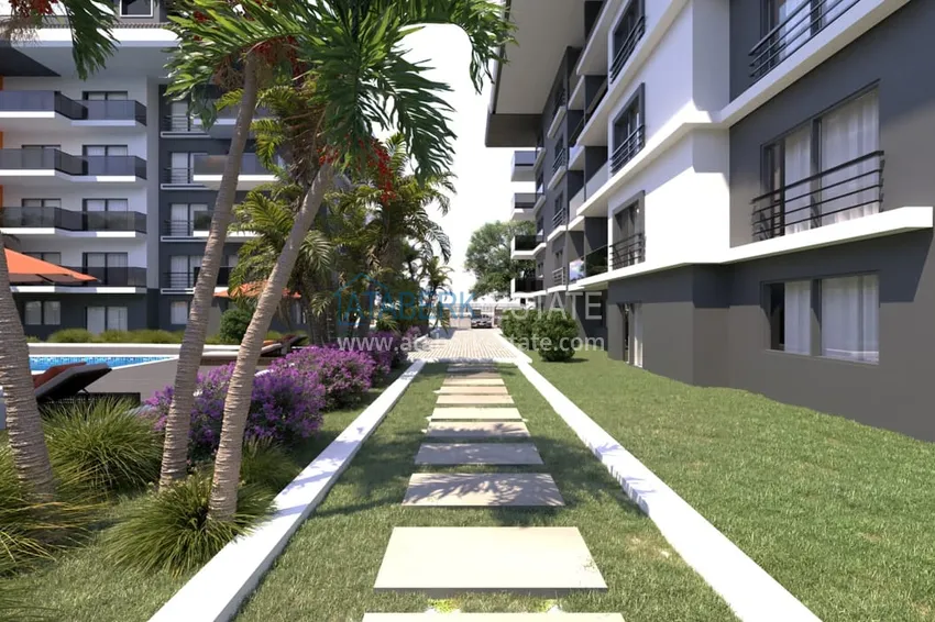 Квартиры от застройщика по самым низким стартовым ценам в районе Окурджалар, вторая линия от моря 11 