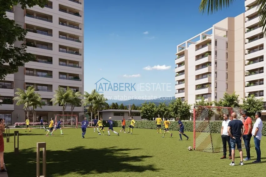 Квартира 2+1 от собственника, с видом на море на стадии строительства в районе Тедже – Мерсин 14 