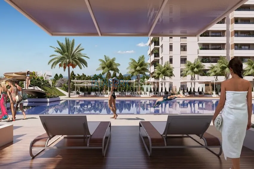 Квартира 2+1 от собственника, с видом на море на стадии строительства в районе Тедже – Мерсин 15 