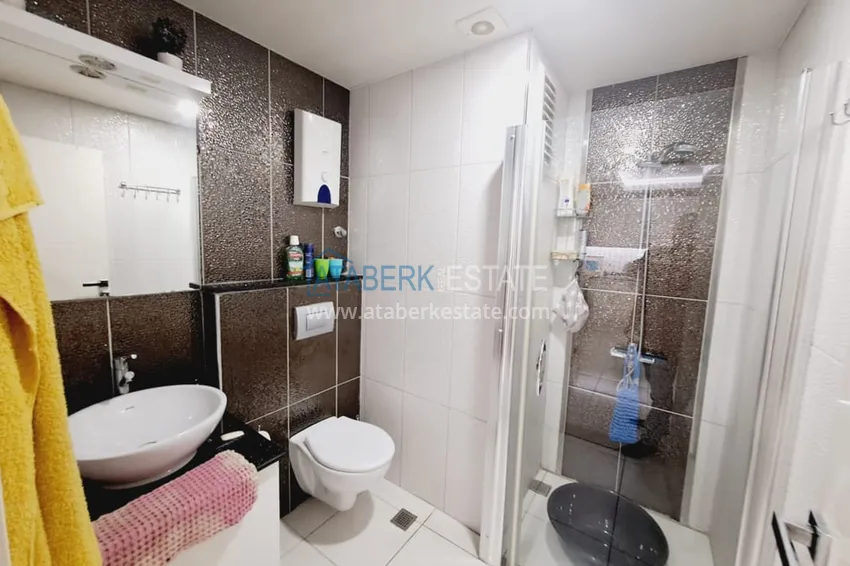 Приобрести Двухкомнатная квартира с мебелью и застекленным балконом в районе Оба, Алания 14