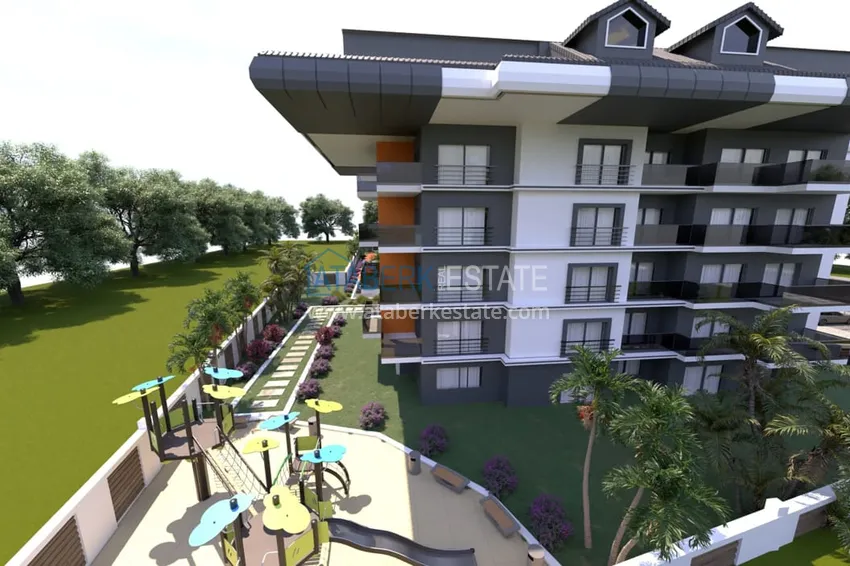 Квартиры от застройщика по самым низким стартовым ценам в районе Окурджалар, вторая линия от моря 14 