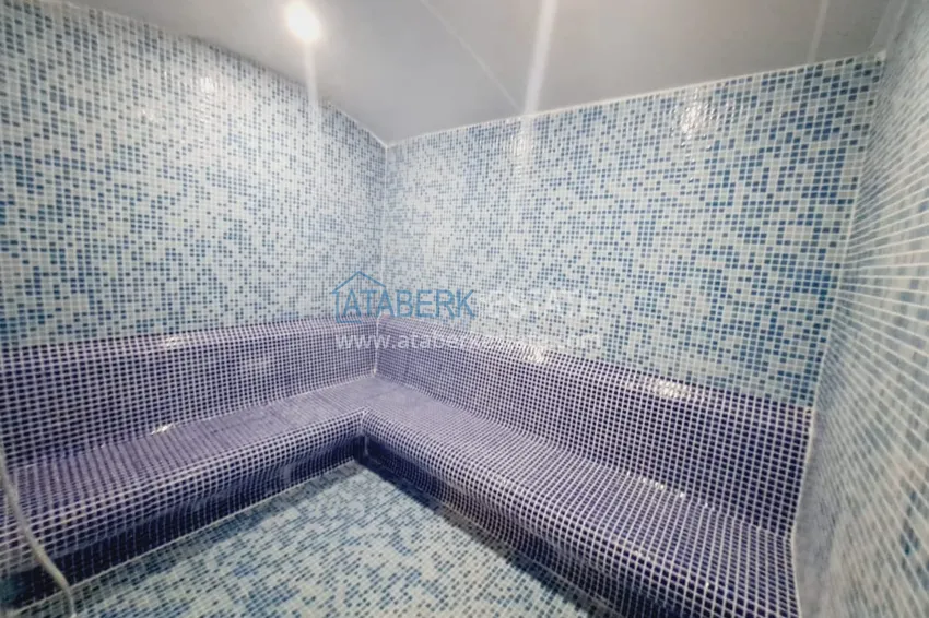 Двухкомнатная квартира с чистовой отделкой в Махмутларе – район субботнего рынка 14 