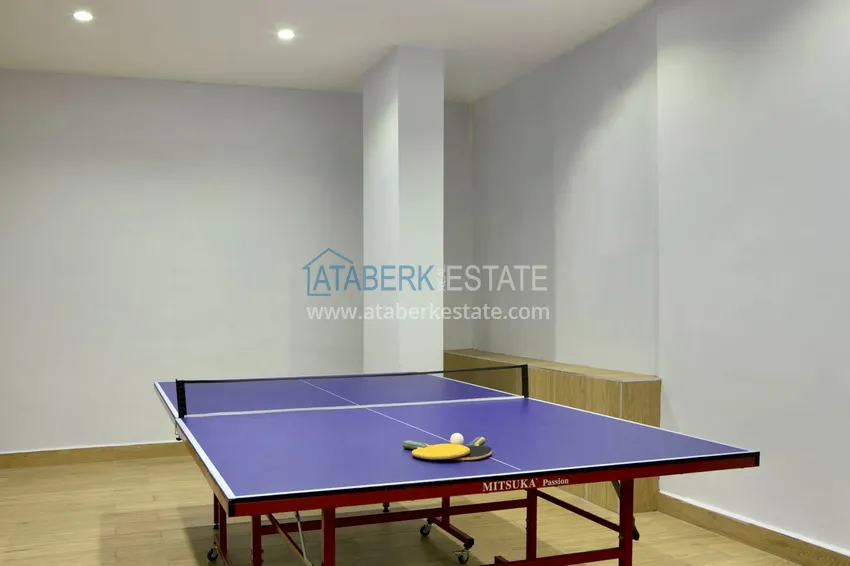 Квартира «под ключ» с видом на море в центре Алании – район пляжа Клеопатра 16 