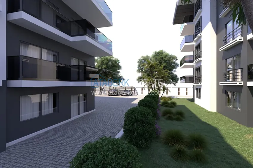 Квартиры от застройщика по самым низким стартовым ценам в районе Окурджалар, вторая линия от моря 15 