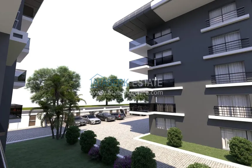 Квартиры от застройщика по самым низким стартовым ценам в районе Окурджалар, вторая линия от моря 16 