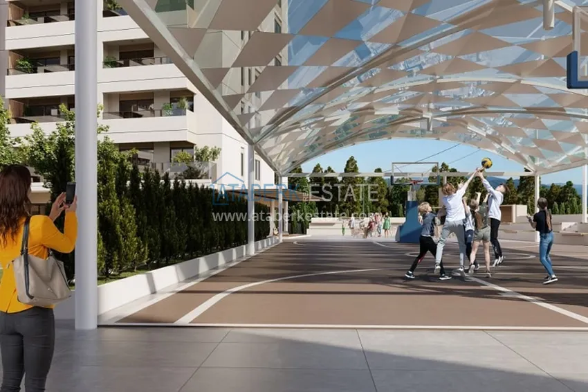 Квартира 2+1 от собственника, с видом на море на стадии строительства в районе Тедже – Мерсин 19 