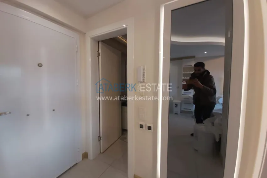 Приобрести Квартира «под ключ» с видом на море в центре Алании – район пляжа Клеопатра 1 