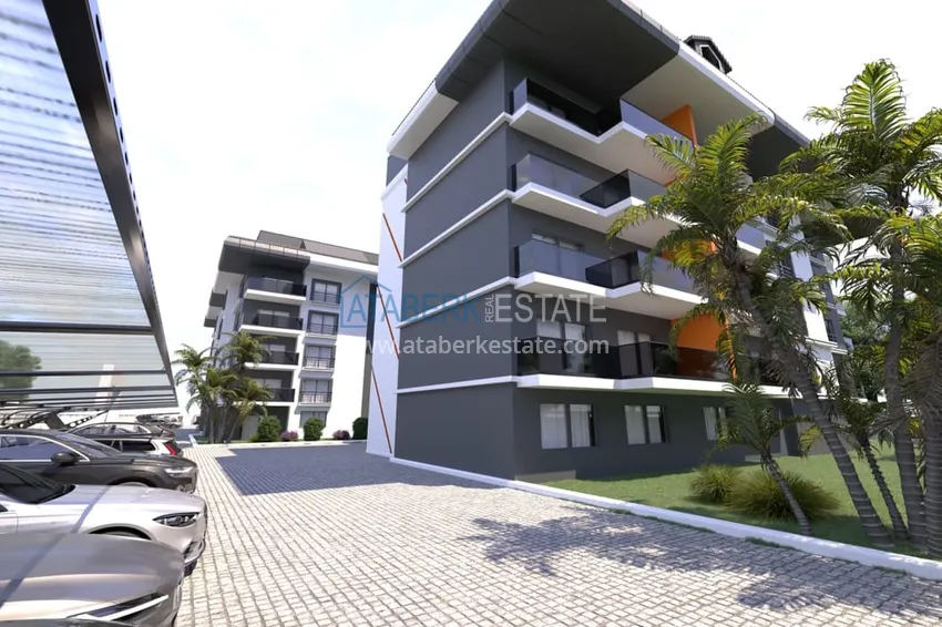 Квартиры от застройщика по самым низким стартовым ценам в районе Окурджалар, вторая линия от моря 20 