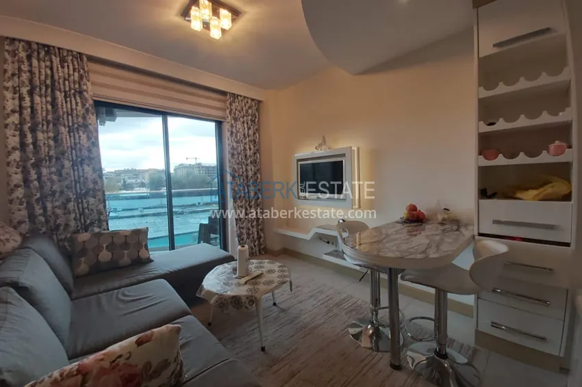 Приобрести Квартира «под ключ» с видом на море в центре Алании – район пляжа Клеопатра 2 