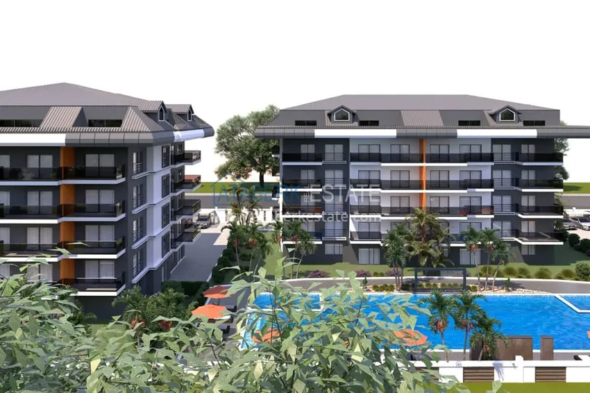 Квартиры от застройщика по самым низким стартовым ценам в районе Окурджалар, вторая линия от моря 3 