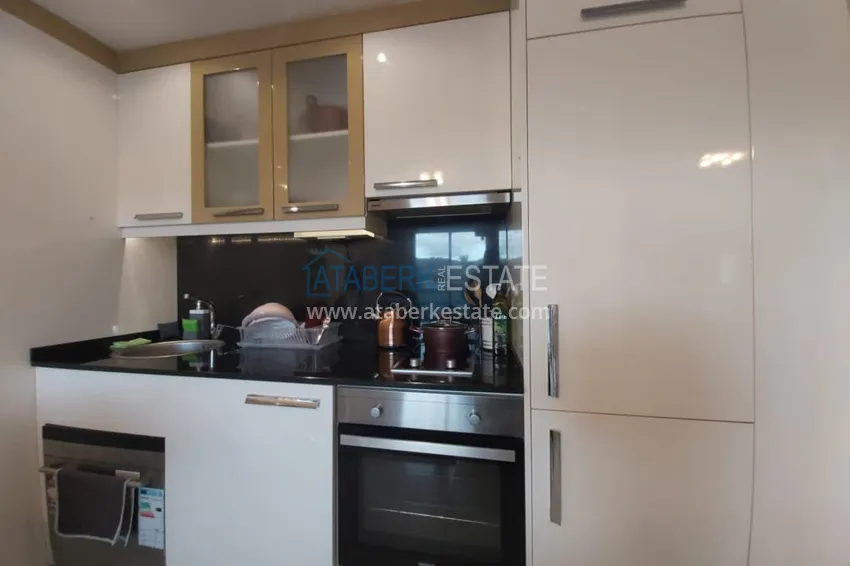 Приобрести Квартира «под ключ» с видом на море в центре Алании – район пляжа Клеопатра 3 