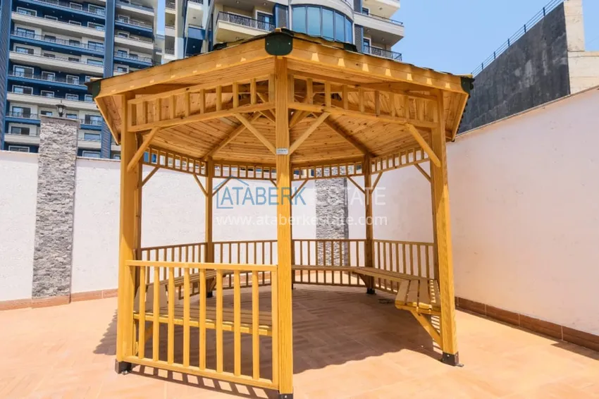 Квартира с новой мебелью в элитном комплексе – Махмутлар, Алания 4