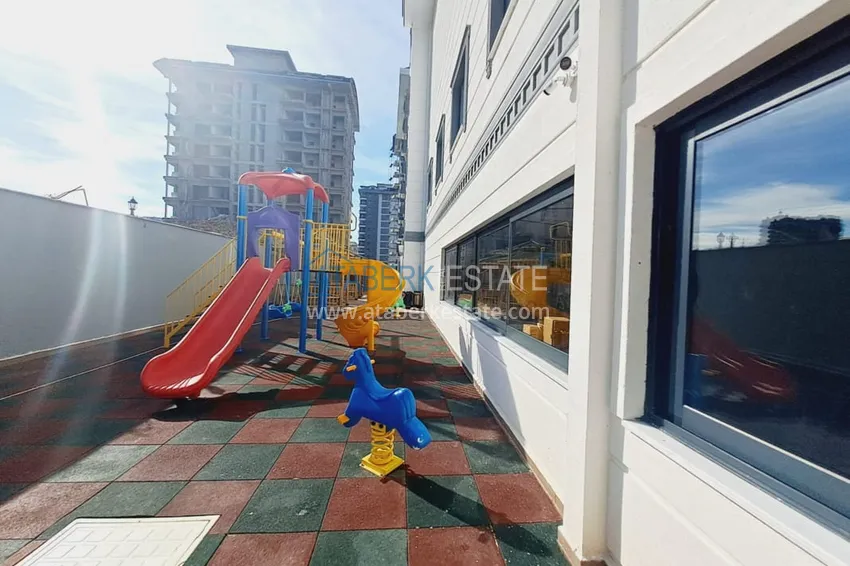 Двухкомнатная квартира с чистовой отделкой в Махмутларе – район субботнего рынка 4 