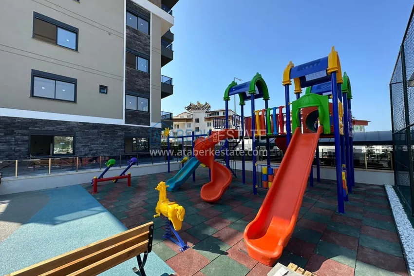 Двухкомнатная квартира с чистовой отделкой в районе Оба, Алания 6 