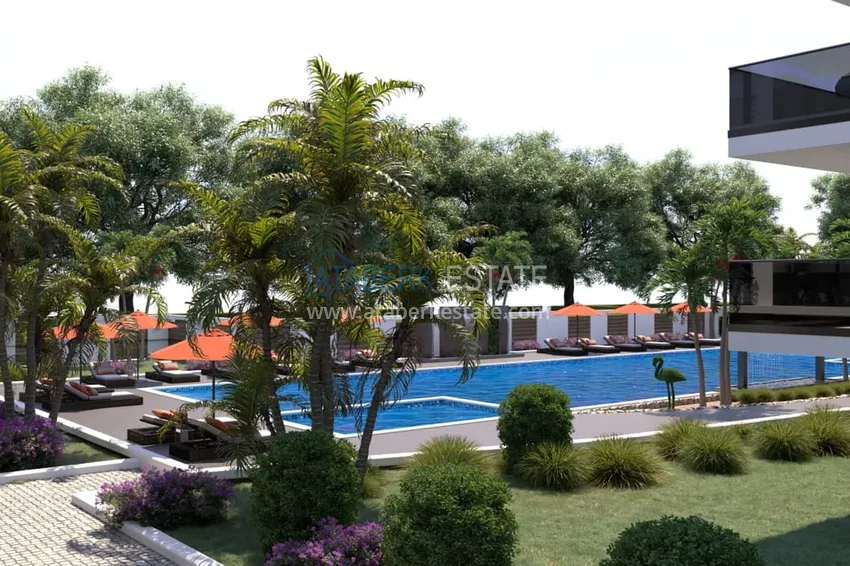 Квартиры от застройщика по самым низким стартовым ценам в районе Окурджалар, вторая линия от моря 9 