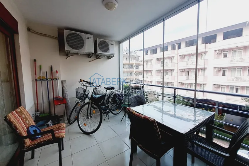 Приобрести Двухкомнатная квартира с мебелью и застекленным балконом в районе Оба, Алания 9