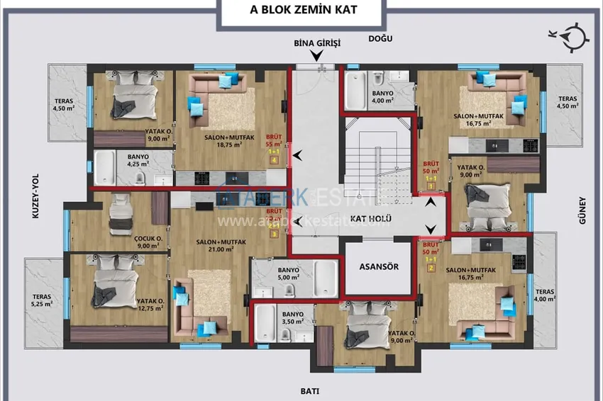 Купить дешево Новый жилой комплекс в центре Анталии – район Муратпаша 8 