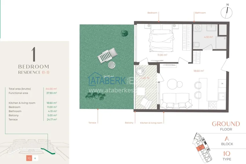 Купить дешево Новый девелоперский проект премиум сегмента в Анталии, район Алтынташ 3 