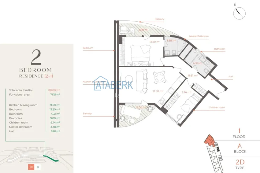 Купить дешево Новый девелоперский проект премиум сегмента в Анталии, район Алтынташ 4 