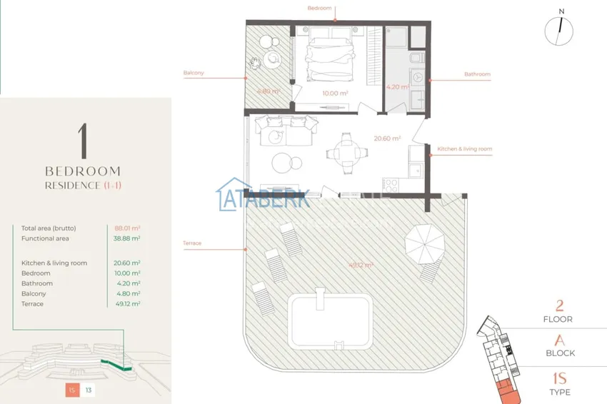 Купить дешево Новый девелоперский проект премиум сегмента в Анталии, район Алтынташ 7 