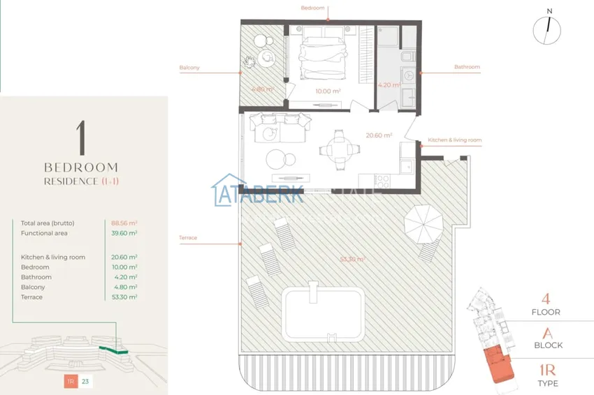 Купить дешево Новый девелоперский проект премиум сегмента в Анталии, район Алтынташ 9 