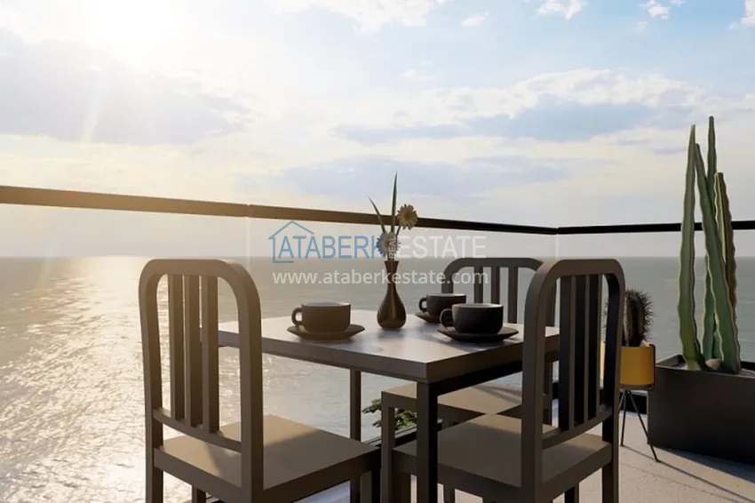 Приобрести Квартира 2+1 с видом на море в новом жилом комплексе в районе Аяш – Мерсин 8 