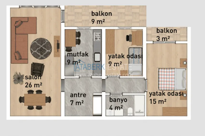 Купить дешево Квартиры по выгодным ценам в центре Ялова – впечатляющий новый проект 8 