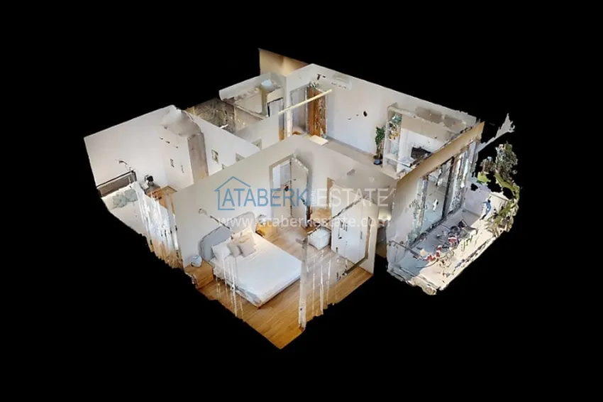 Купить дешево Квартира 2+1 от собственника, с видом на море на стадии строительства в районе Тедже – Мерсин 2 